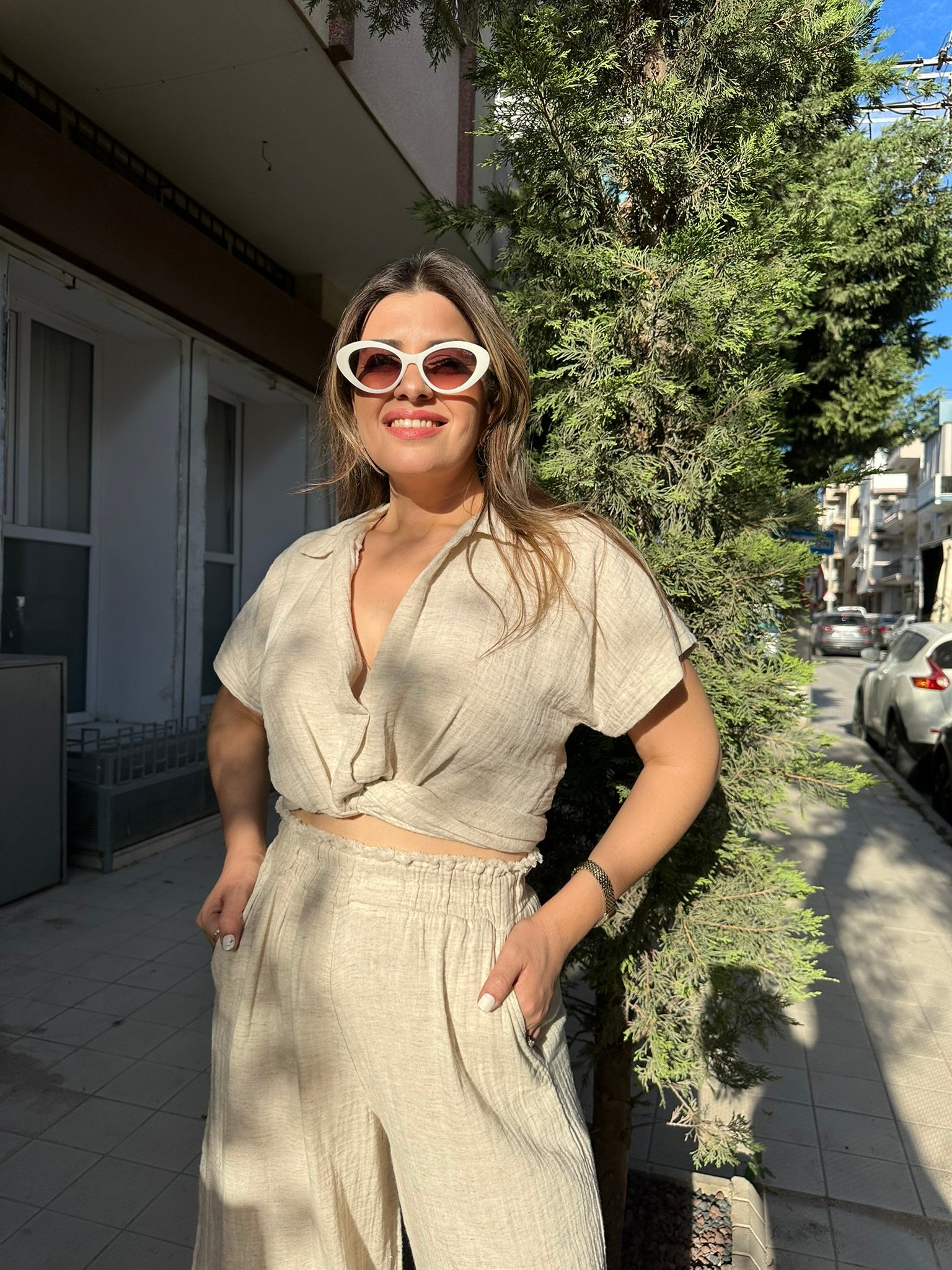 BLANCA Bağlamalı Kruvaze Bluz