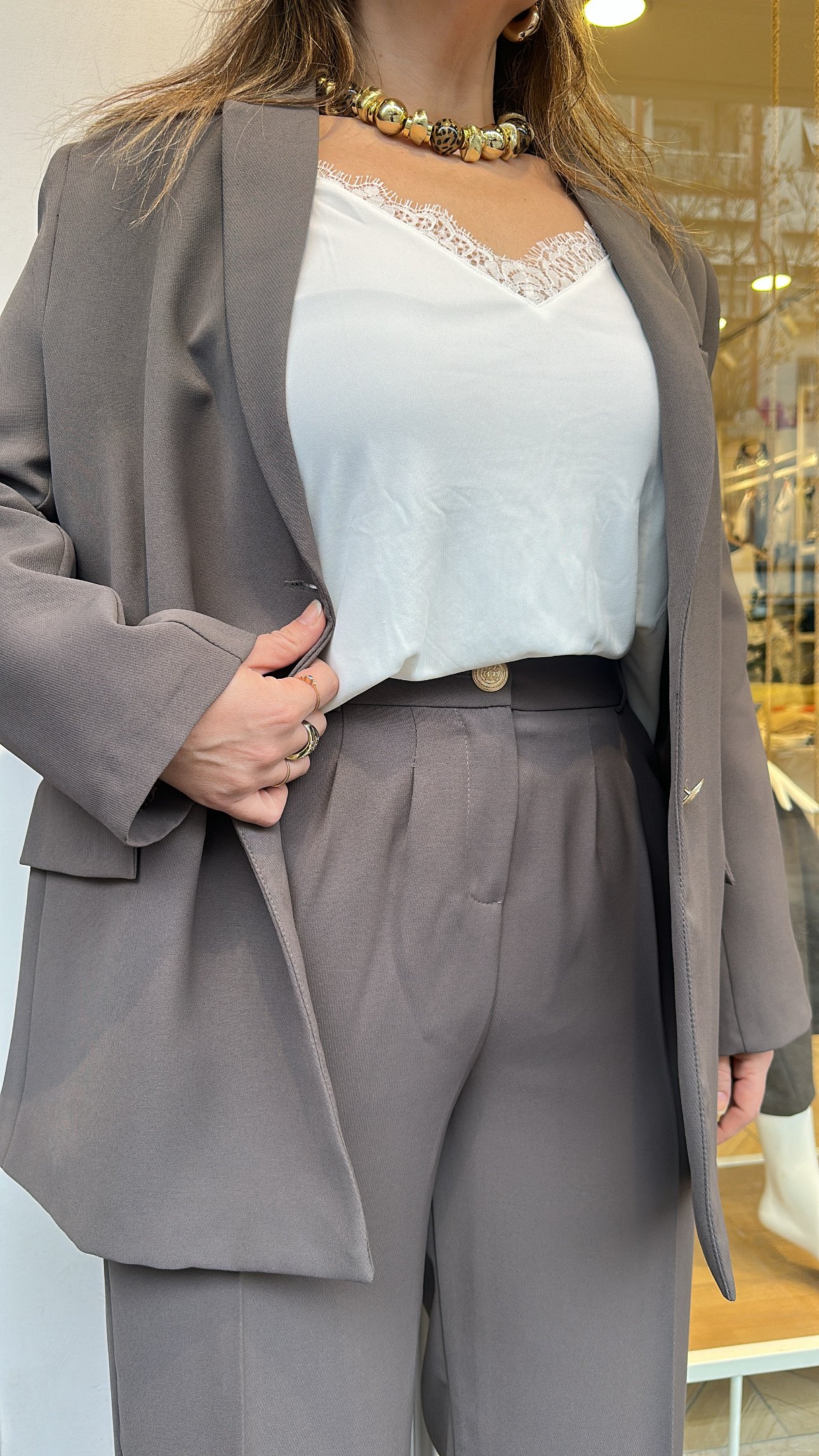 Blazer Ceket Pantolon Takım