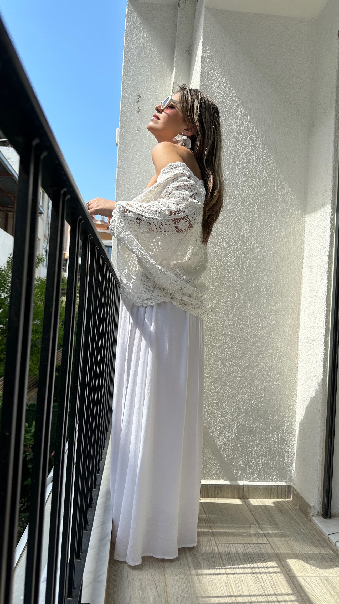 İthal Örgü Kimono