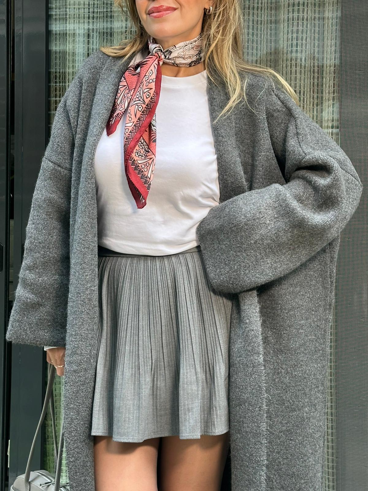 Pileli Şort Etek (Gramajlı)