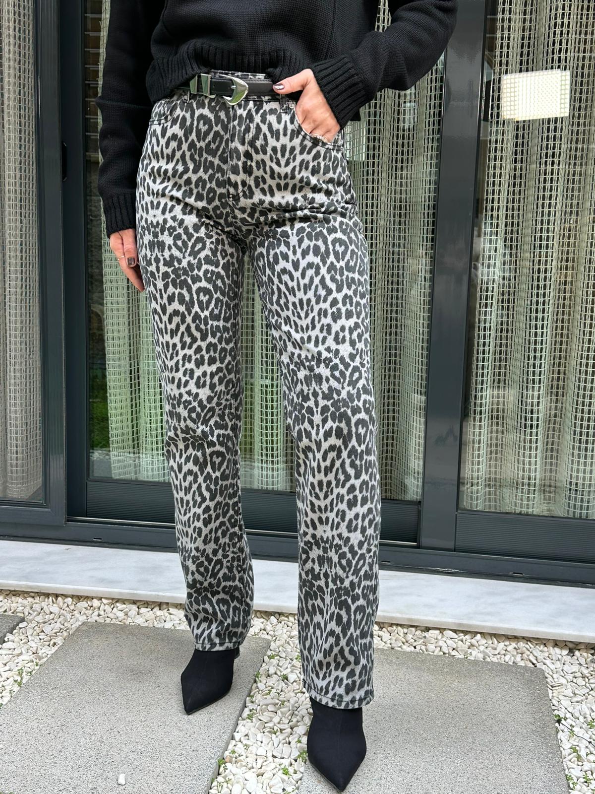 Leopar Desenli Jean