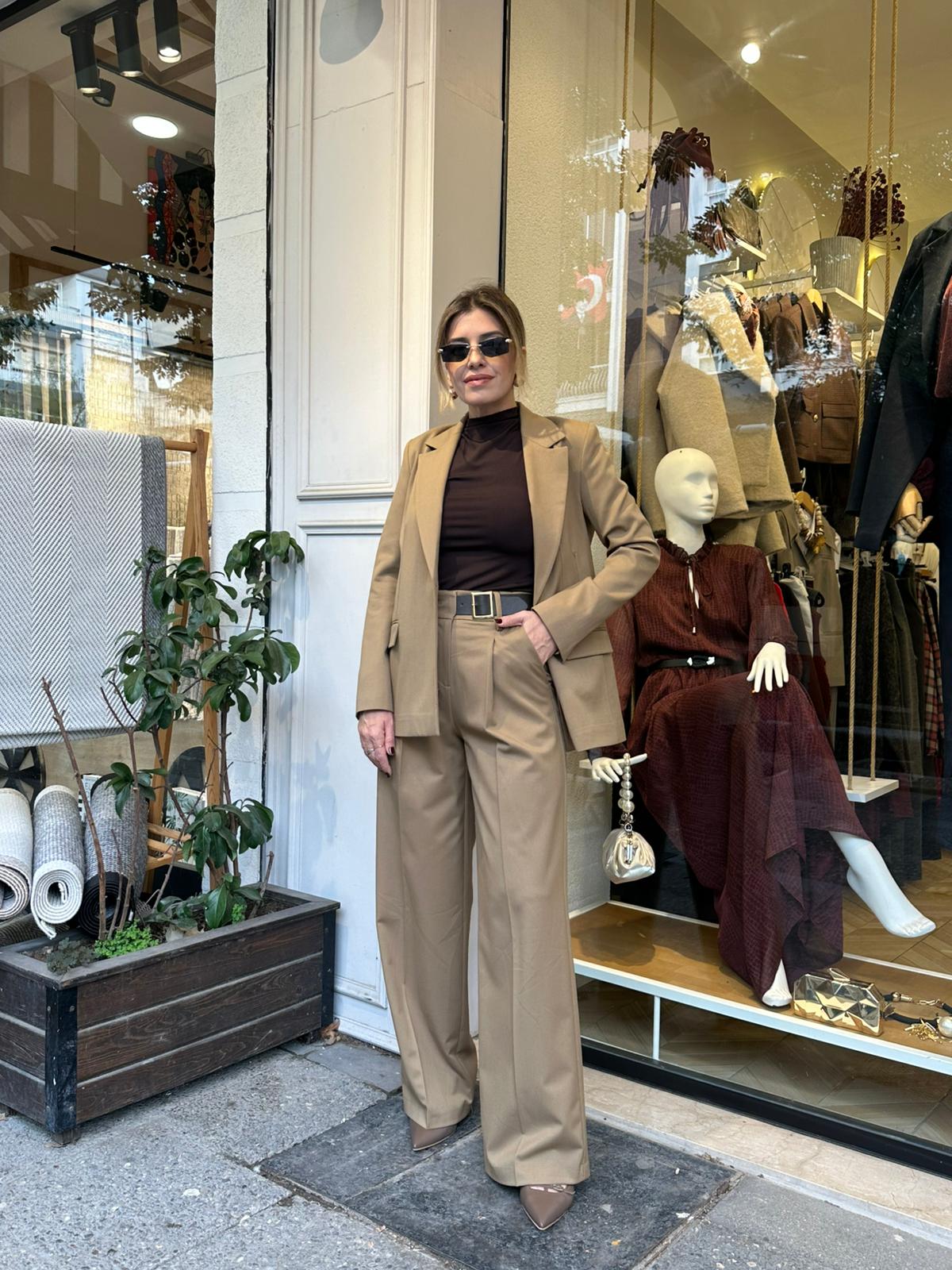 Blazer Ceket Pantolon Takım