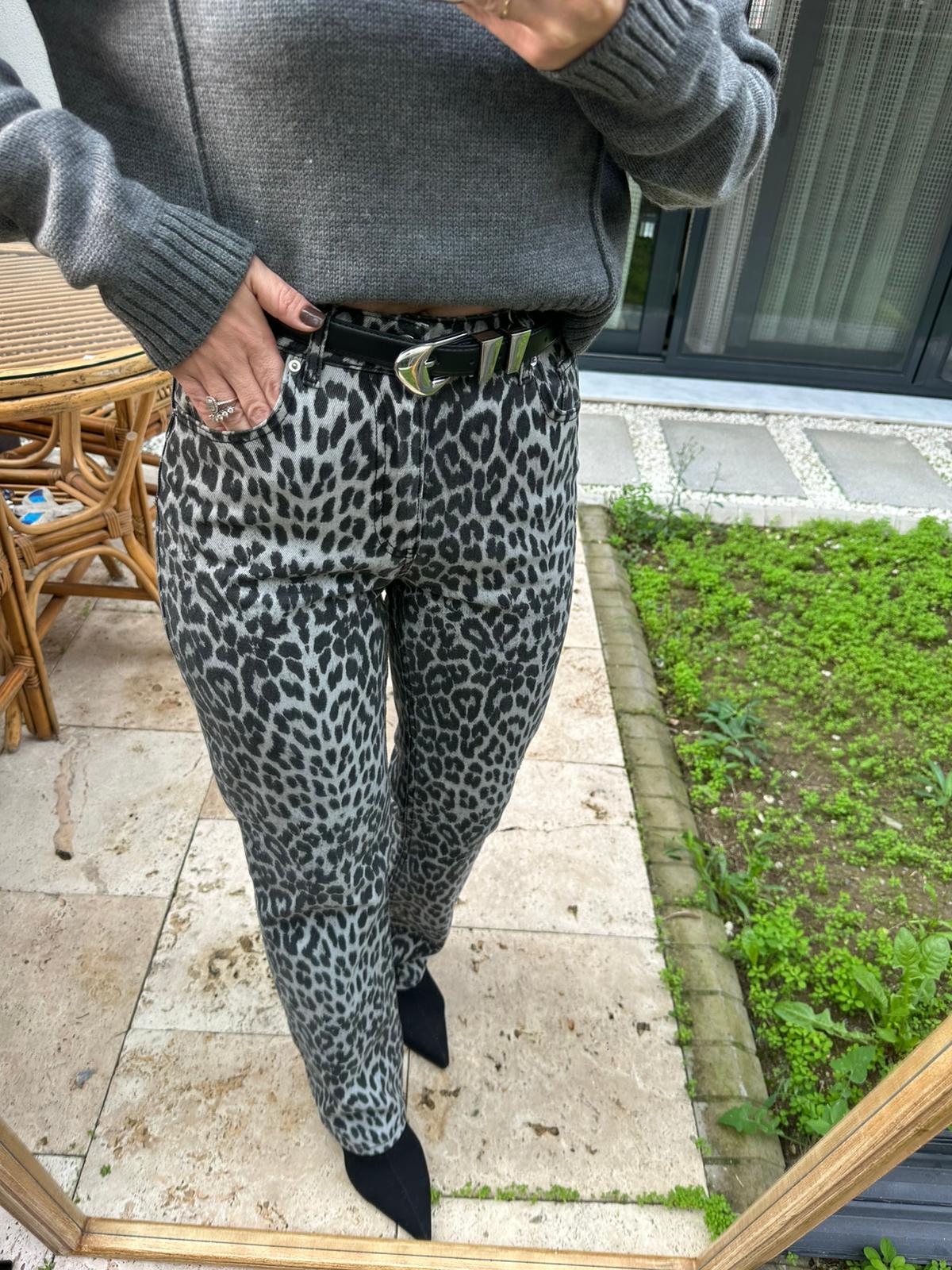 Leopar Desenli Jean