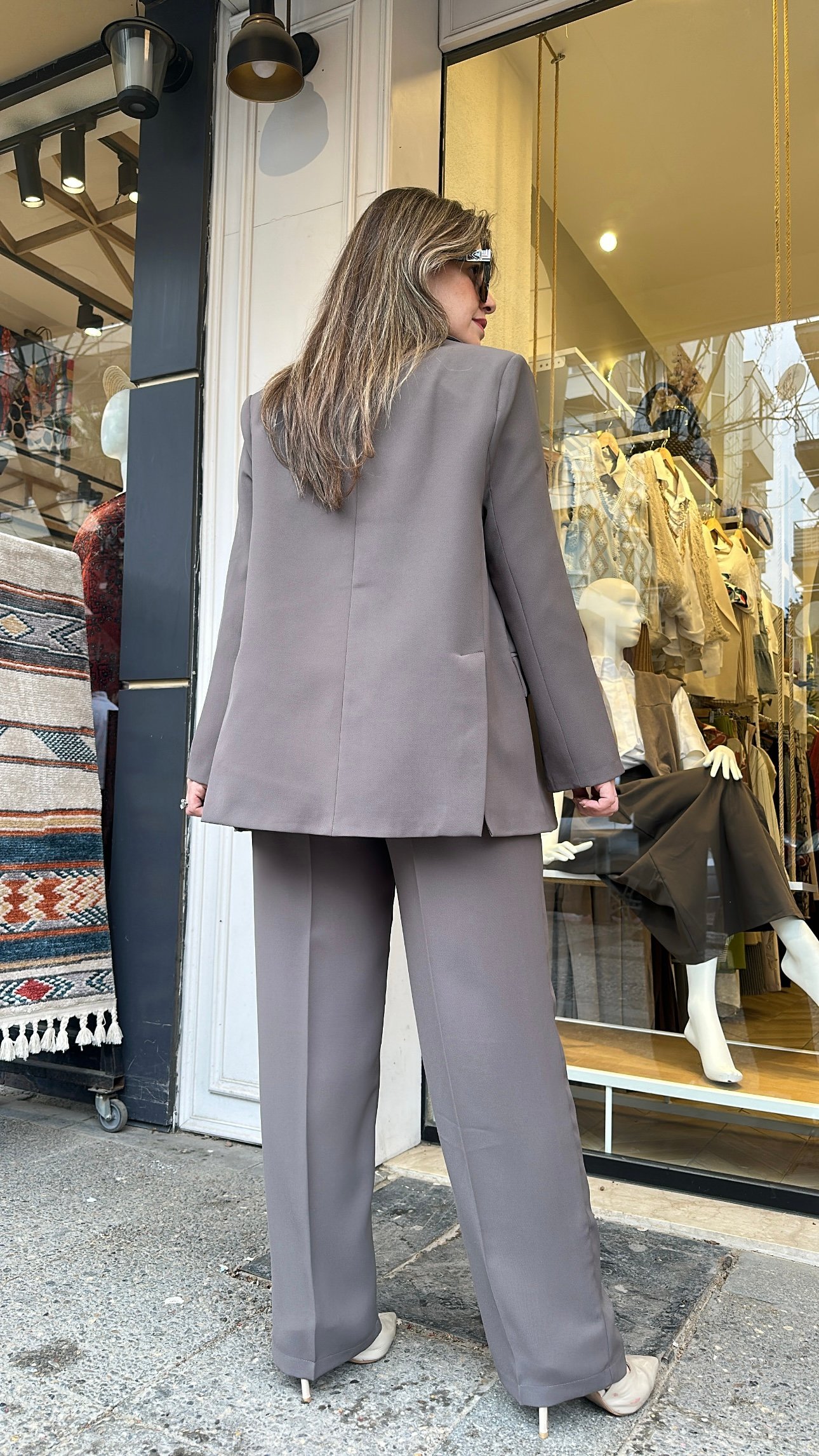 Blazer Ceket Pantolon Takım