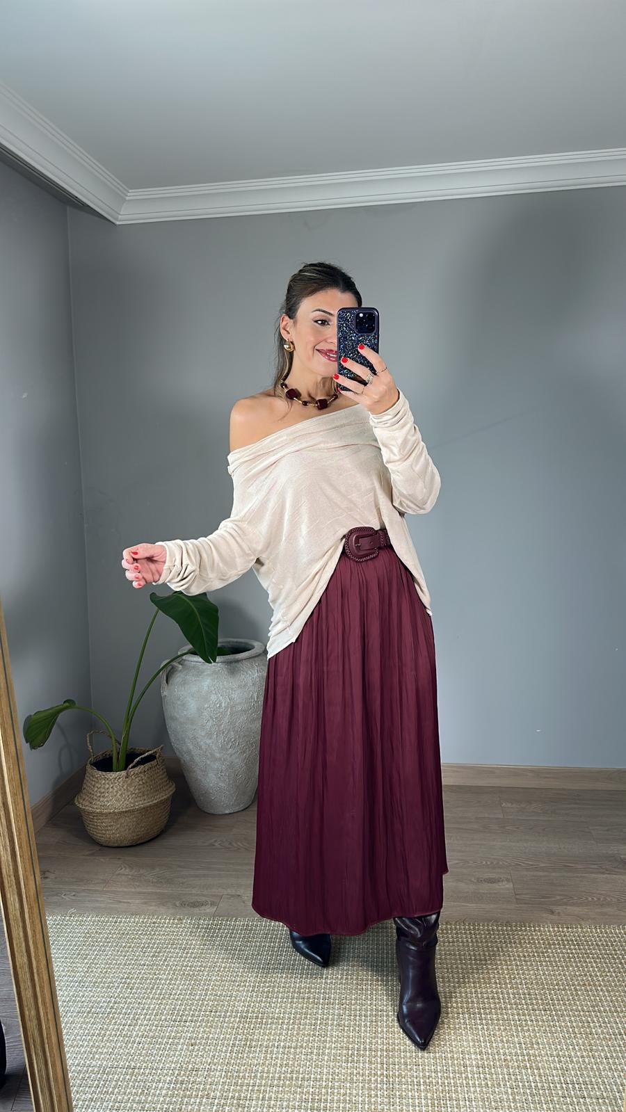 Madonna yaka Triko Kazak
