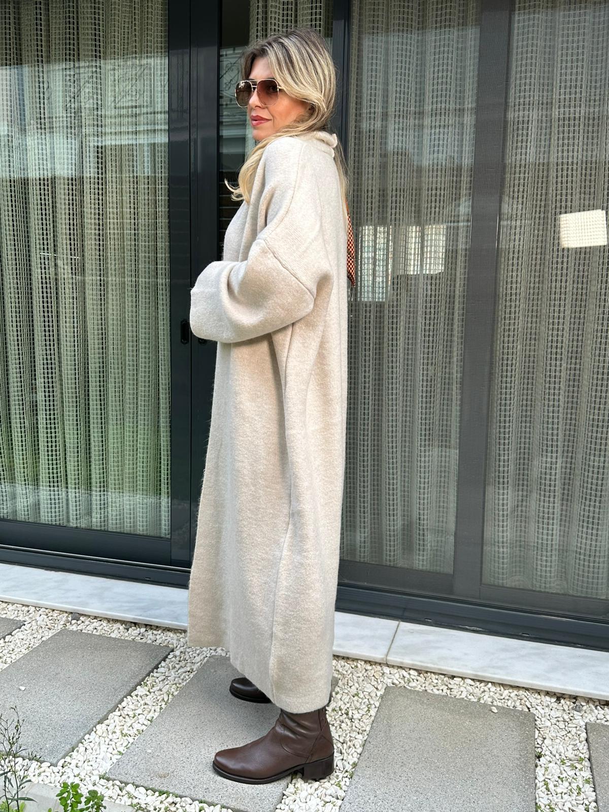 Salaş Triko Uzun Hırka