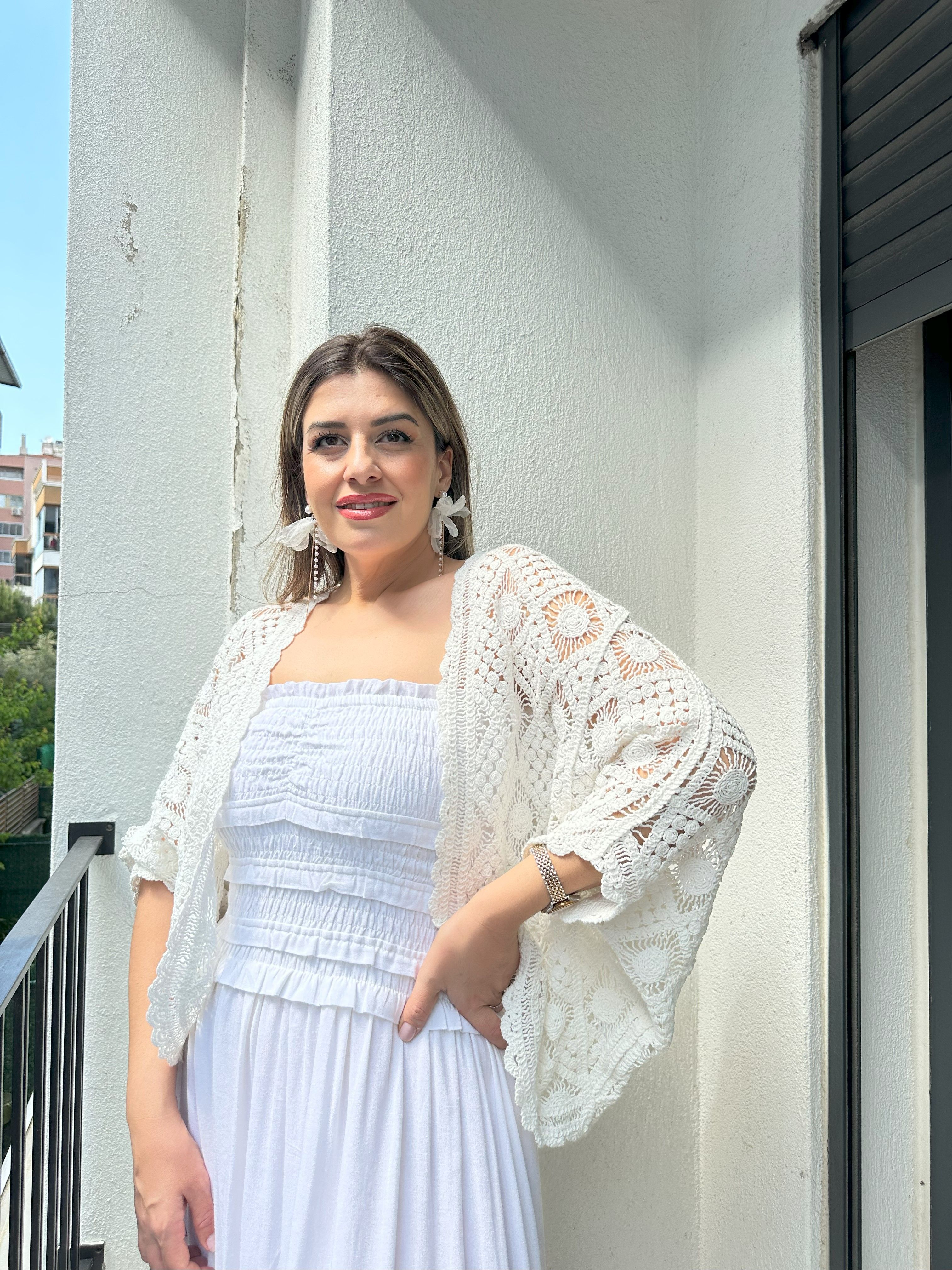 İthal Örgü Kimono