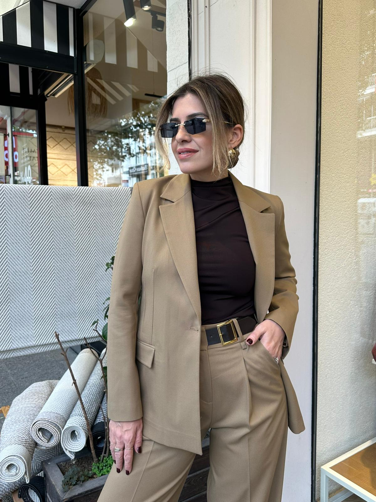 Blazer Ceket Pantolon Takım