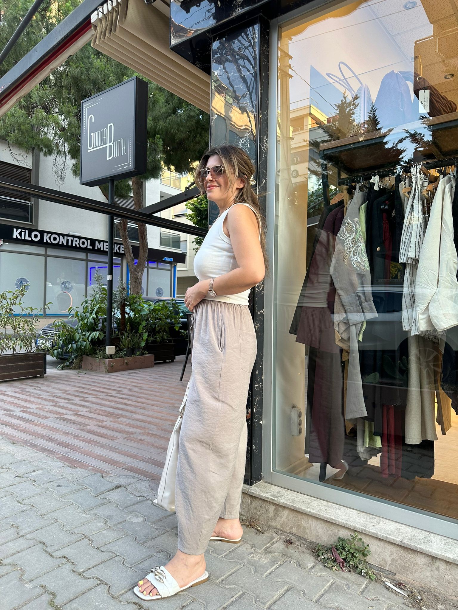 Beli Lastikli Şalvar Pantolon