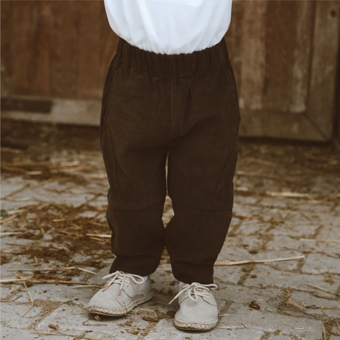 KAHVERENGİ KADİFE BALON PANTOLON