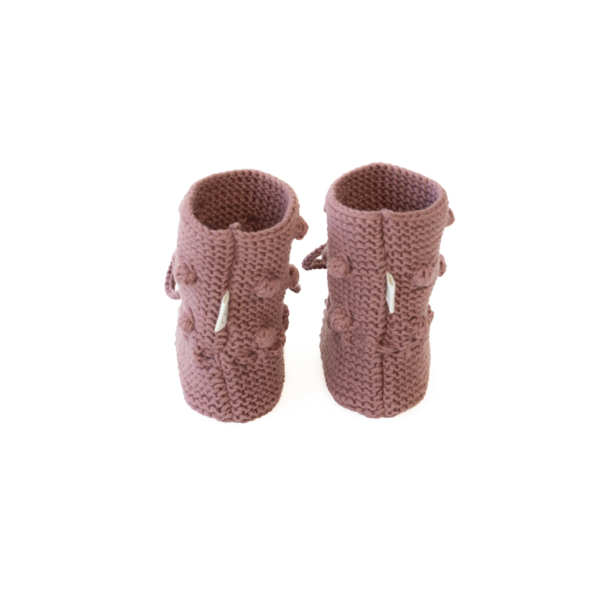 ORGANIC COTTON PONPONLU ÇORAP