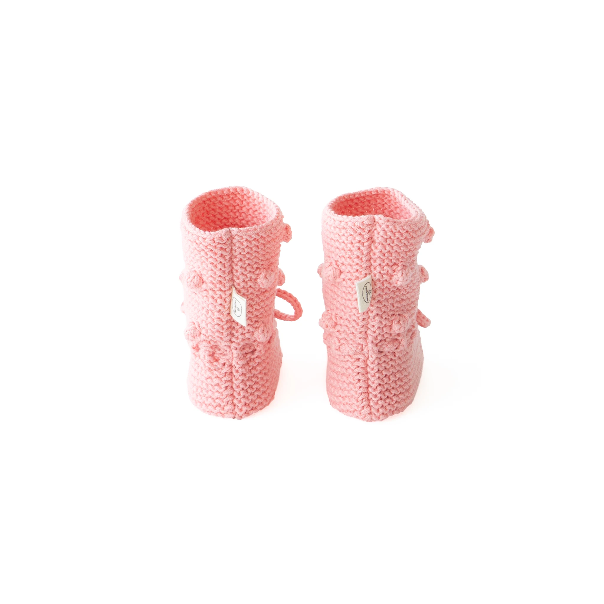 ORGANIC COTTON PONPONLU ÇORAP