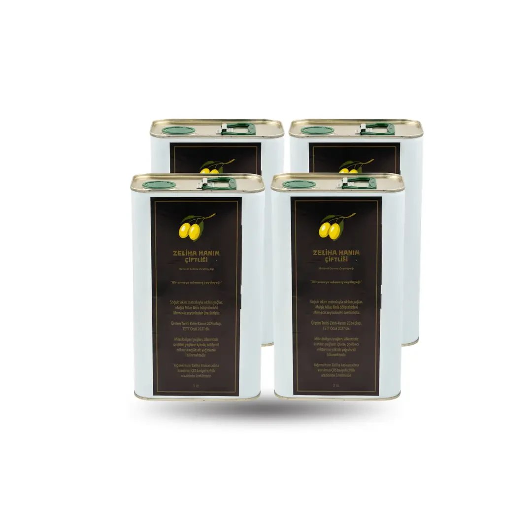 4'lü 3 LT Natürel Zeytinyağı