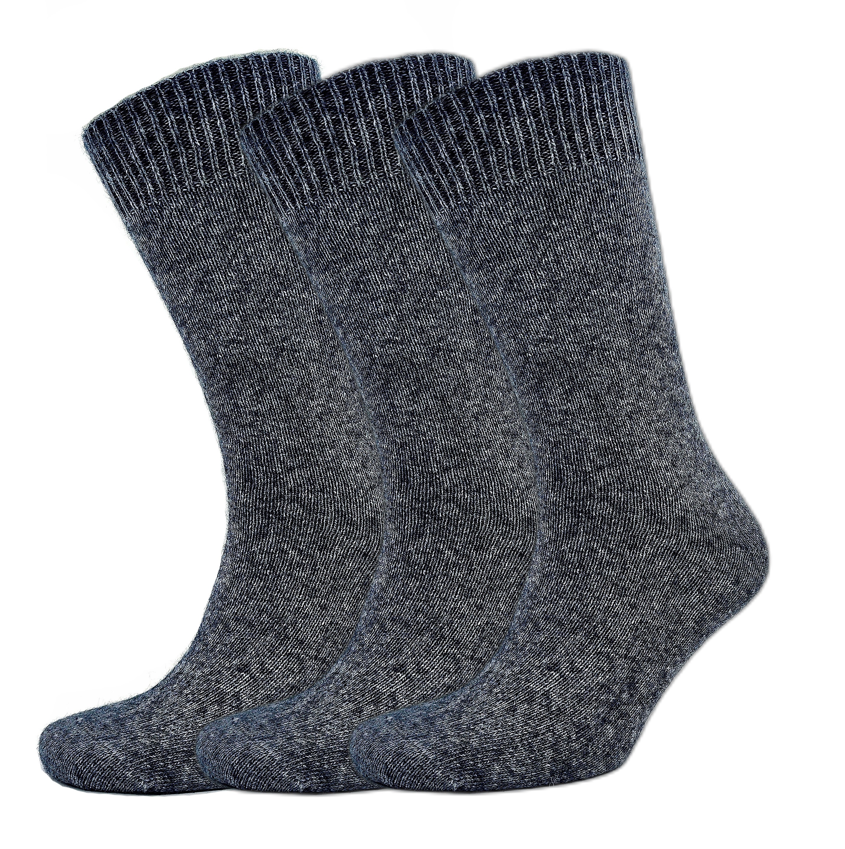 1144 Wool Dark Grey: 3 pairs