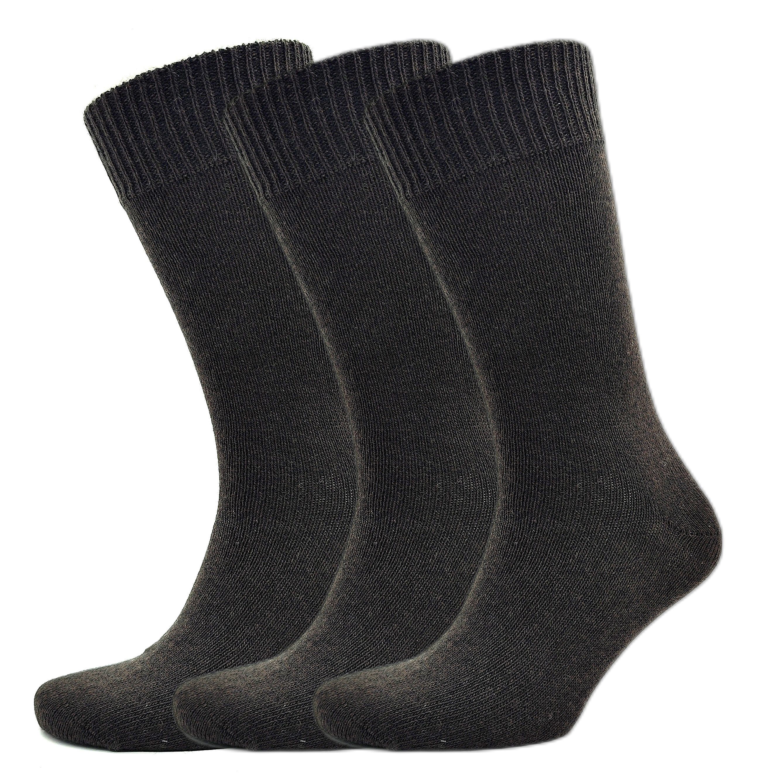 1144 Wool Brown: 3 pairs