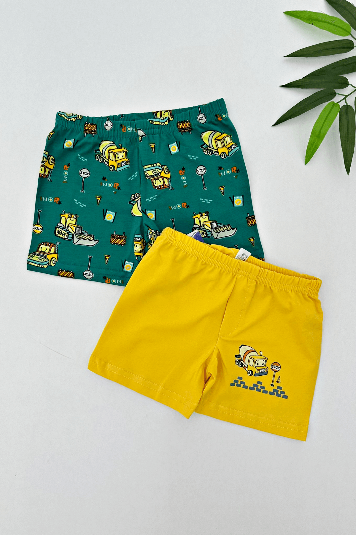 2'Lİ KAMYON DESEN ERKEK ÇOCUK  BOXER