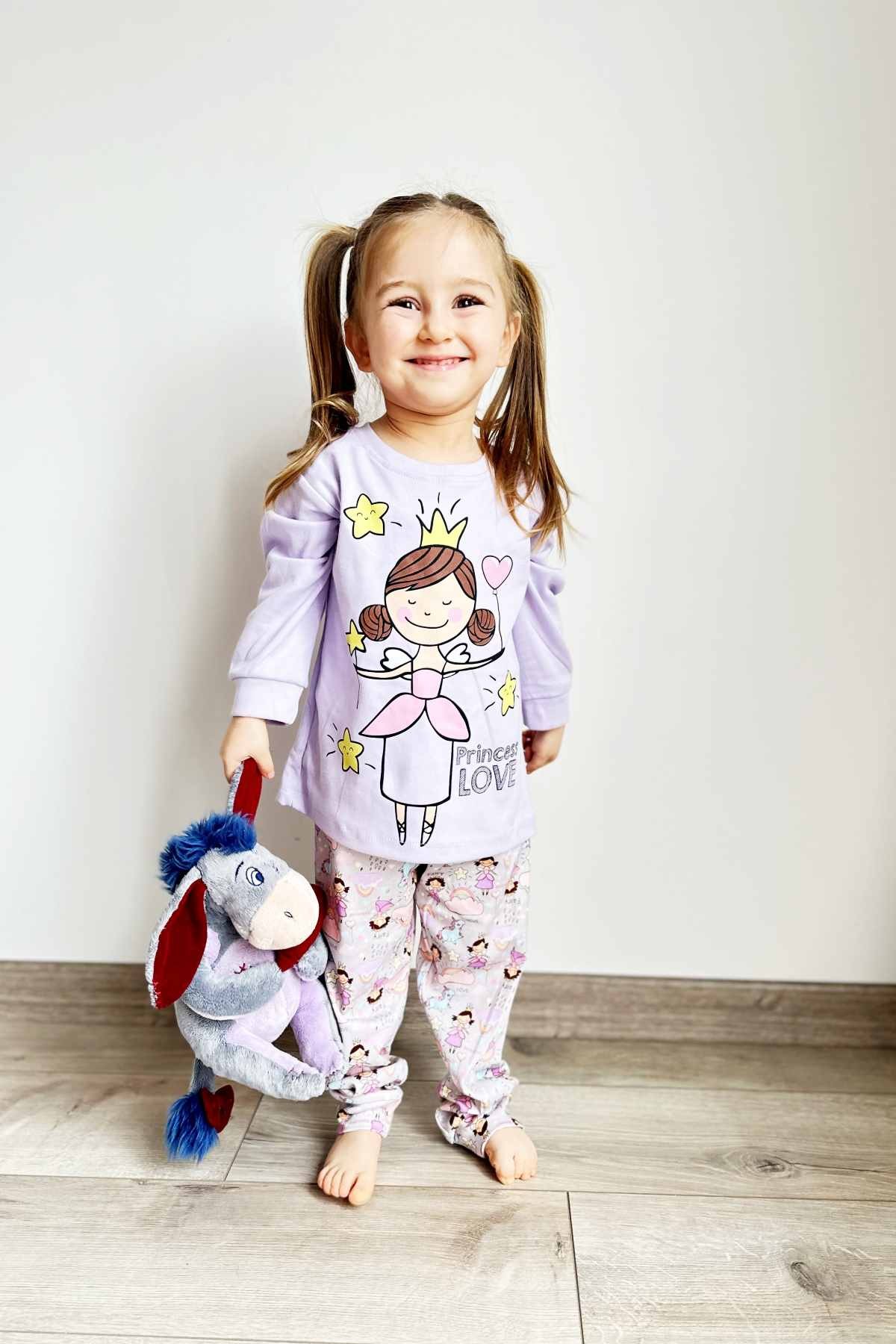 PRENSES KIZ DESEN PİJAMA TAKIMI
