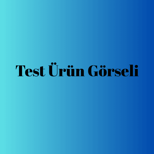Test Ürün Denemesi