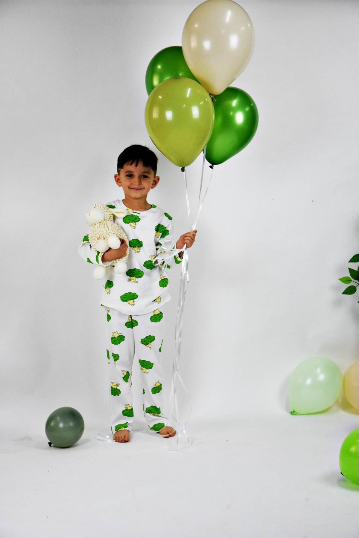 BROKOLİ DESEN PİJAMA TAKIMI
