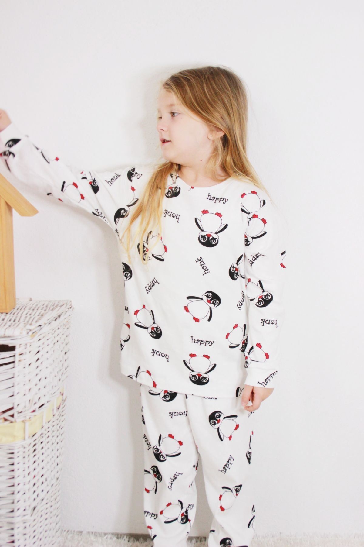 PENGUEN DESEN PİJAMA TAKIMI