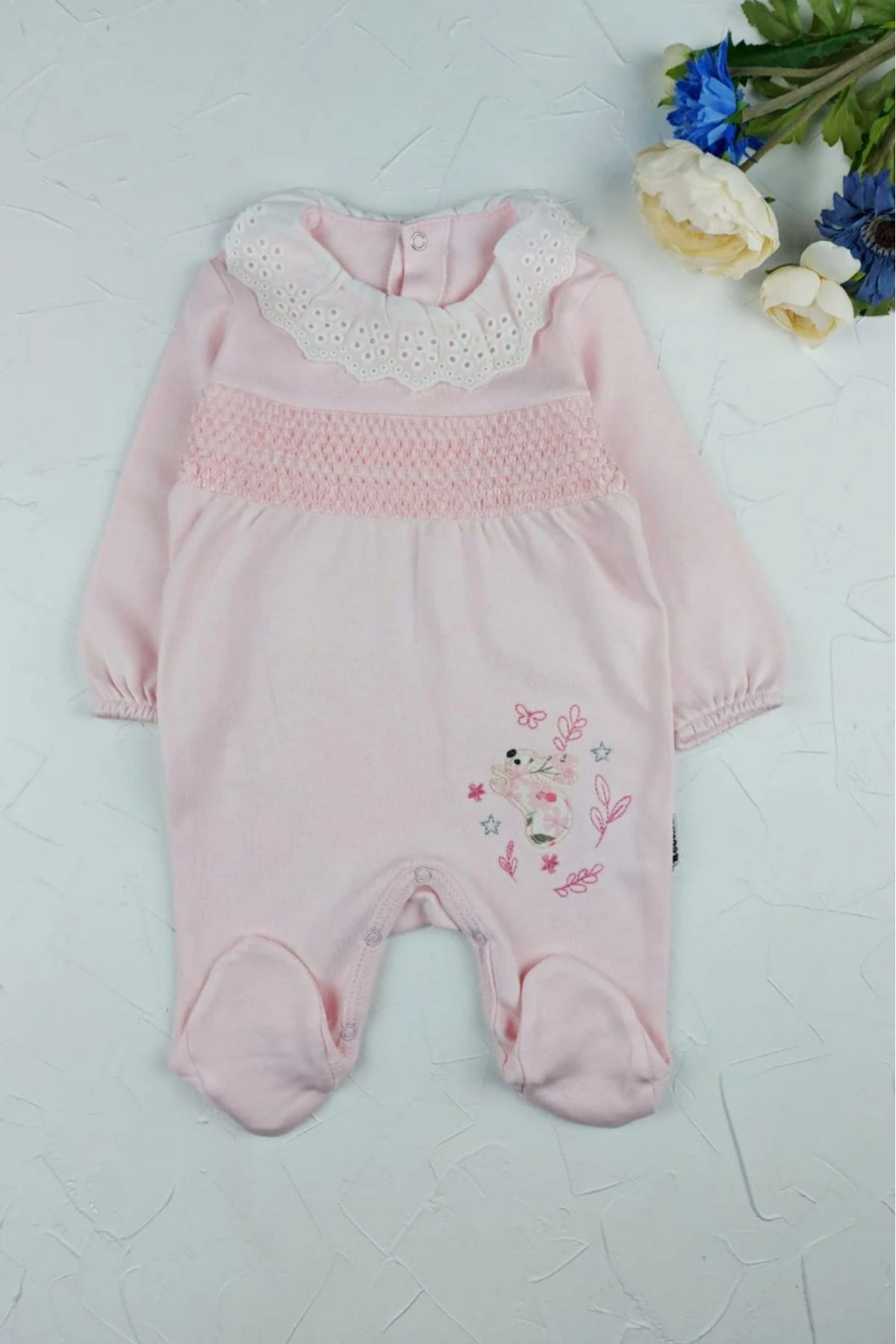 FİSTO YAKALI PATİKLİ TULUM