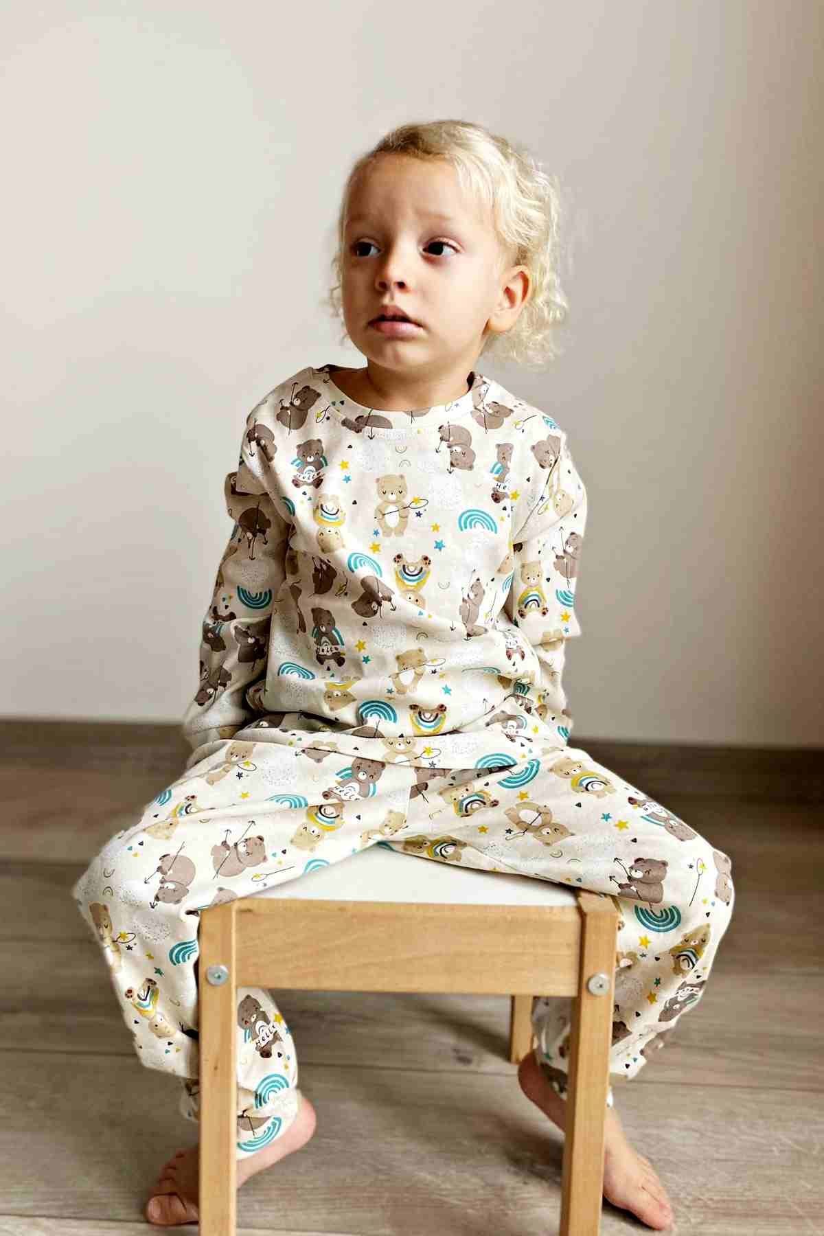 AYICIK DESEN PİJAMA TAKIMI