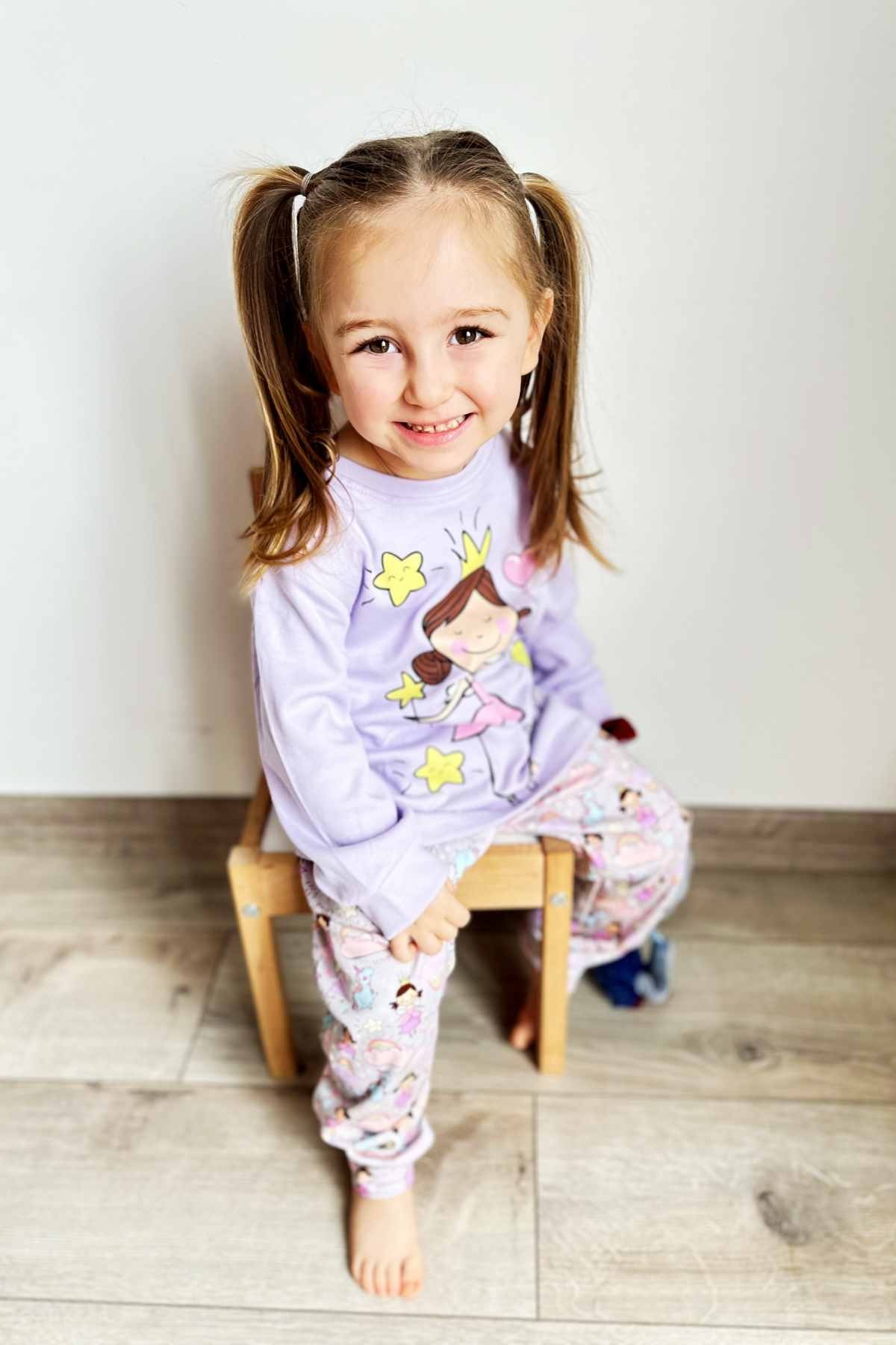 PRENSES KIZ DESEN PİJAMA TAKIMI