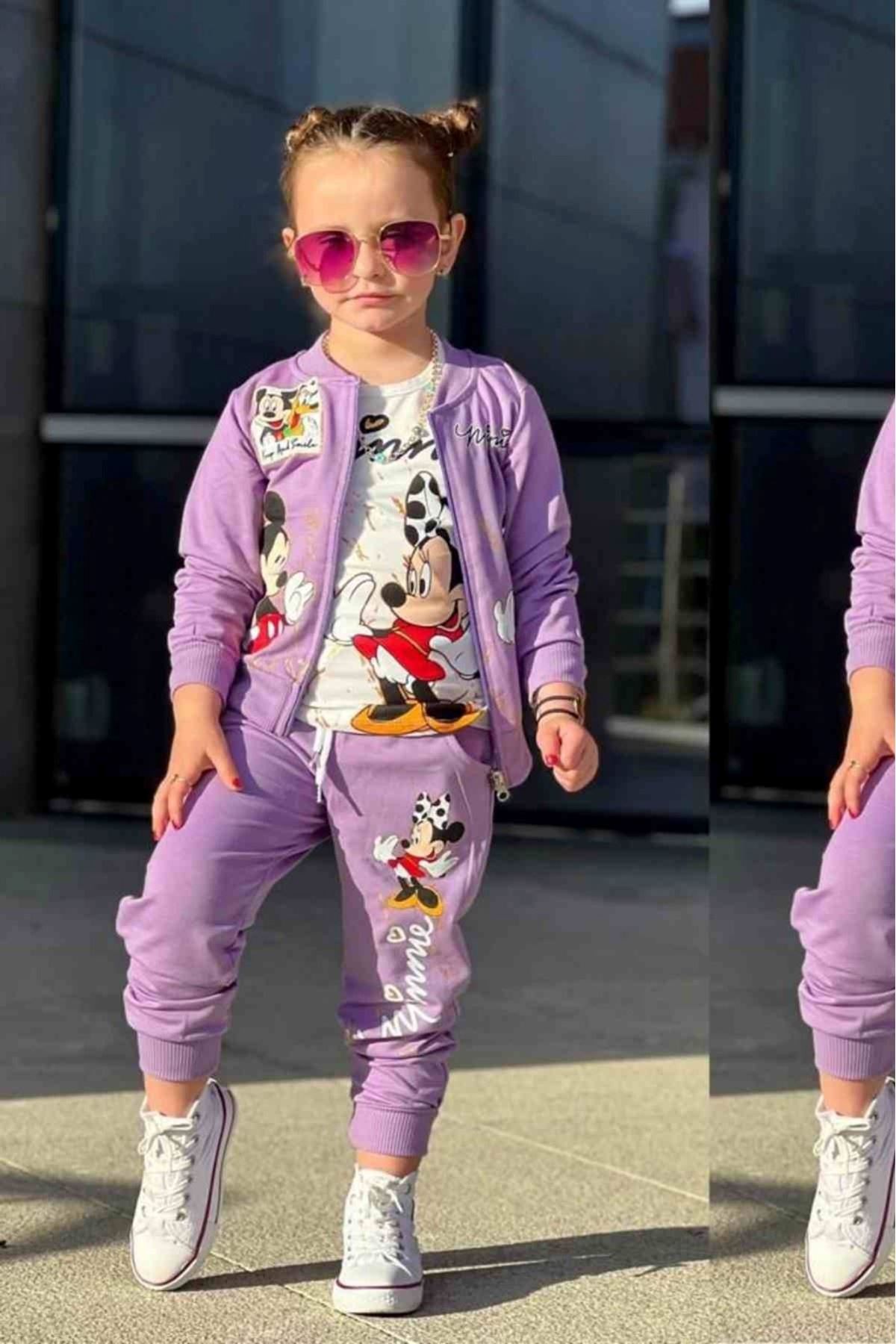 MİNNİE MOUSE DESEN EŞOFMAN TAKIMI