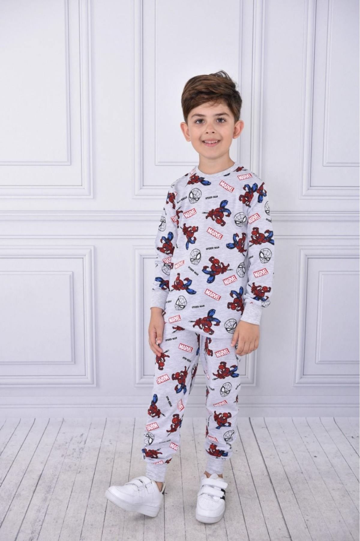 SPİDERMAN DESEN PİJAMA TAKIMI