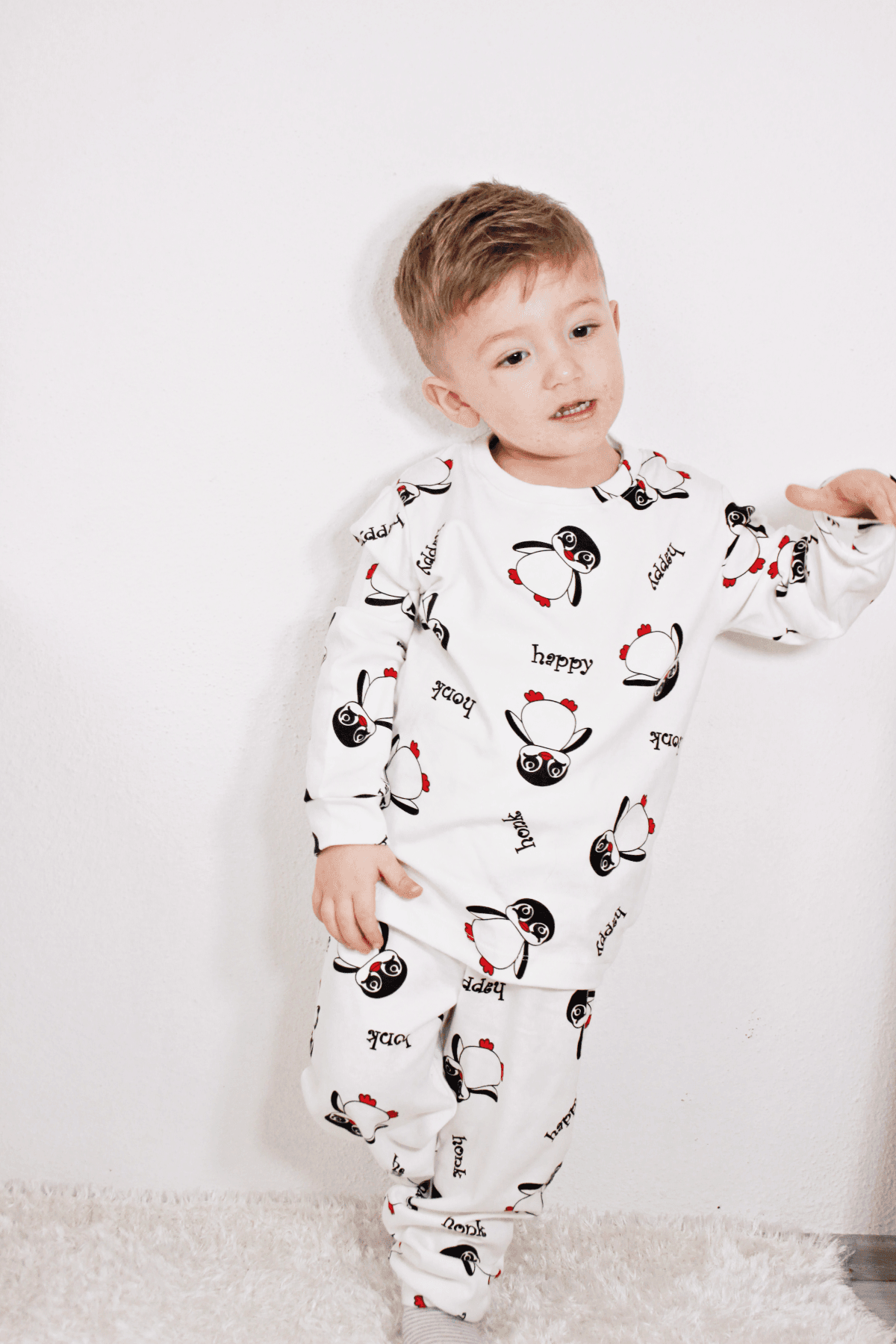 PENGUEN DESEN PİJAMA TAKIMI