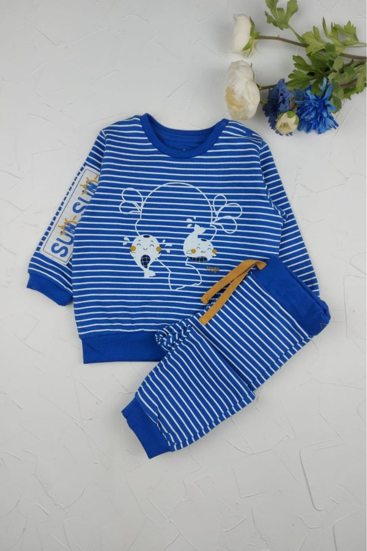 ÇİZGİLİ BEBEK TAKIM