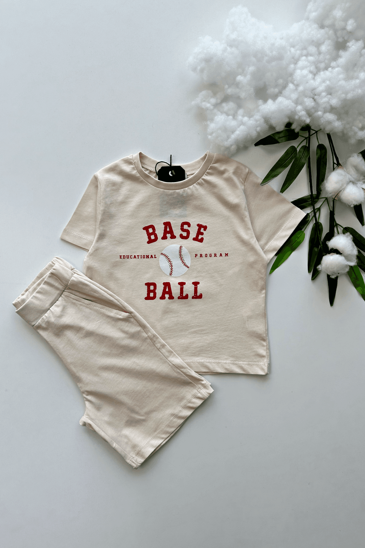 BASEBALL BASKILI ERKEK ÇOCUK ALT ÜST TAKIM