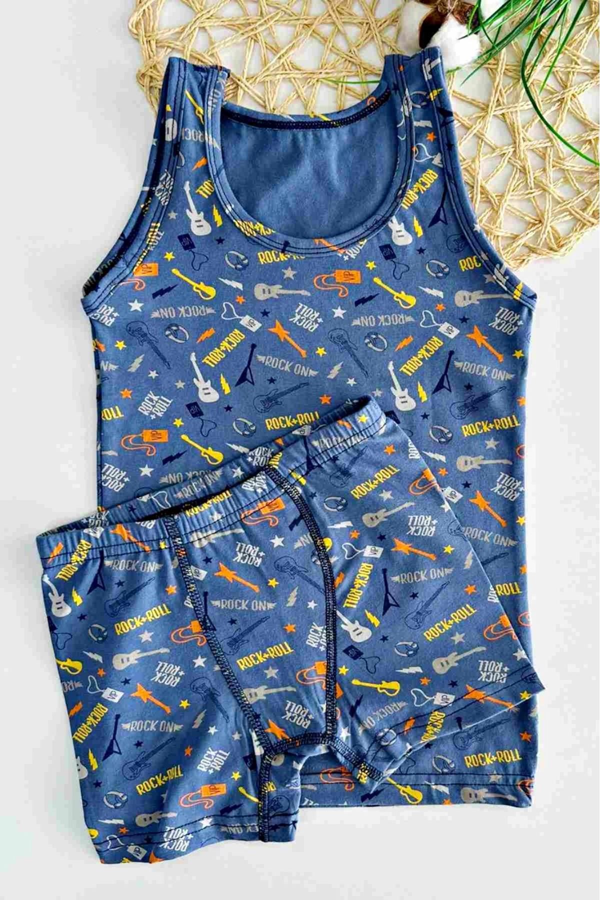 GİTAR DESEN  ATLET BOXER TAKIM