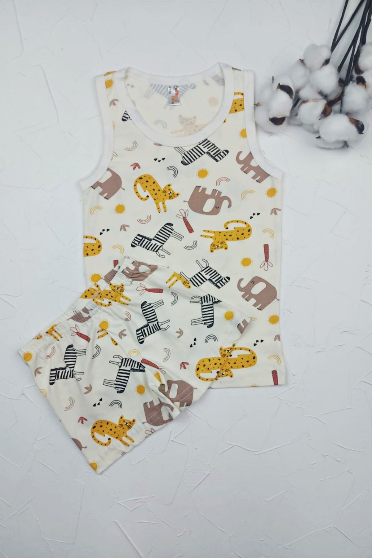 SAFARİ DESEN ATLET BOXER TAKIM