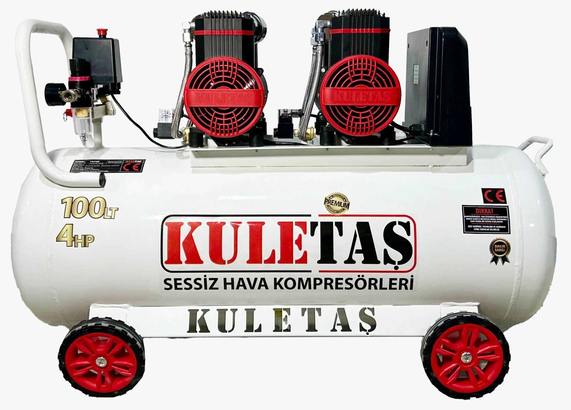100 LT 4 HP SESSİZ PREMİUM KAFA KOMPRESÖR
