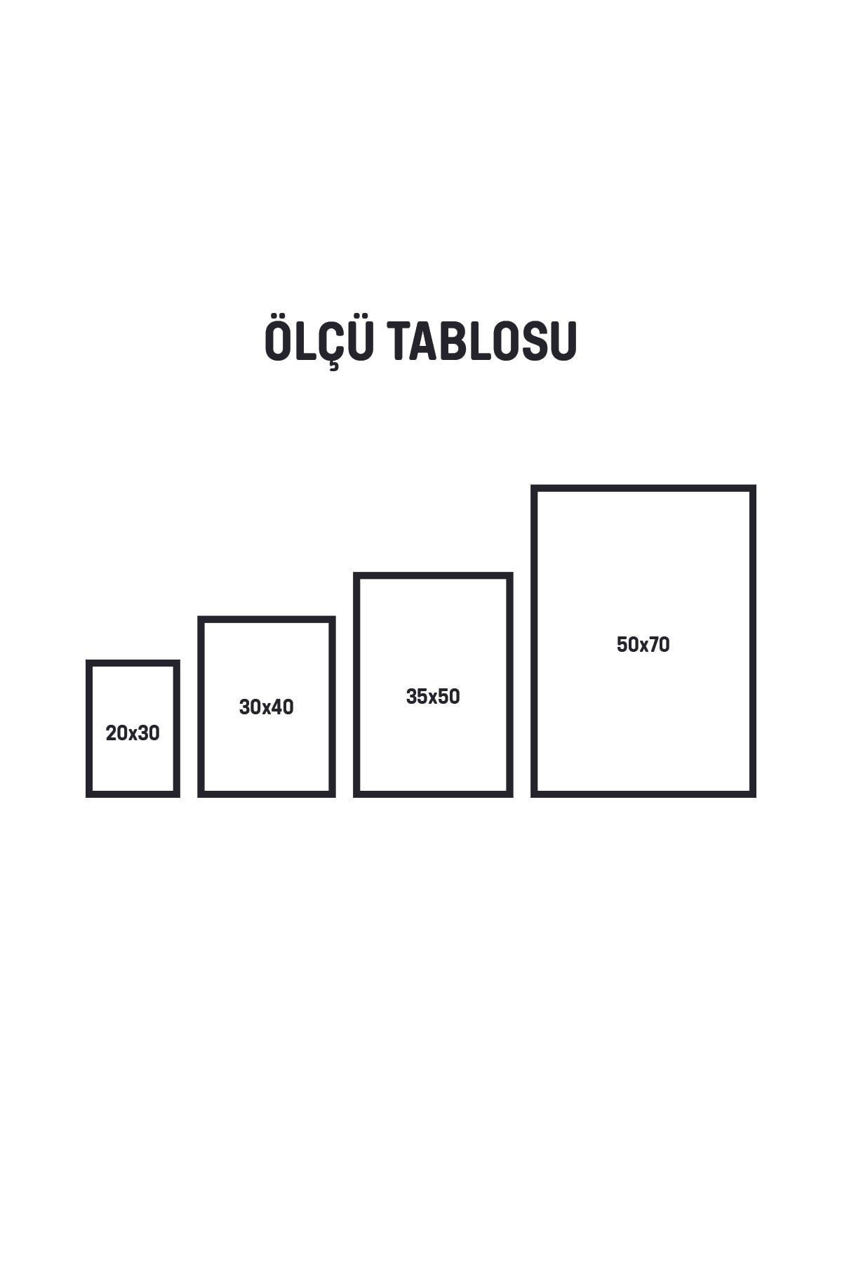 Çerçeveli Dekoratif 3’lü Tablo Seti Brown Moon