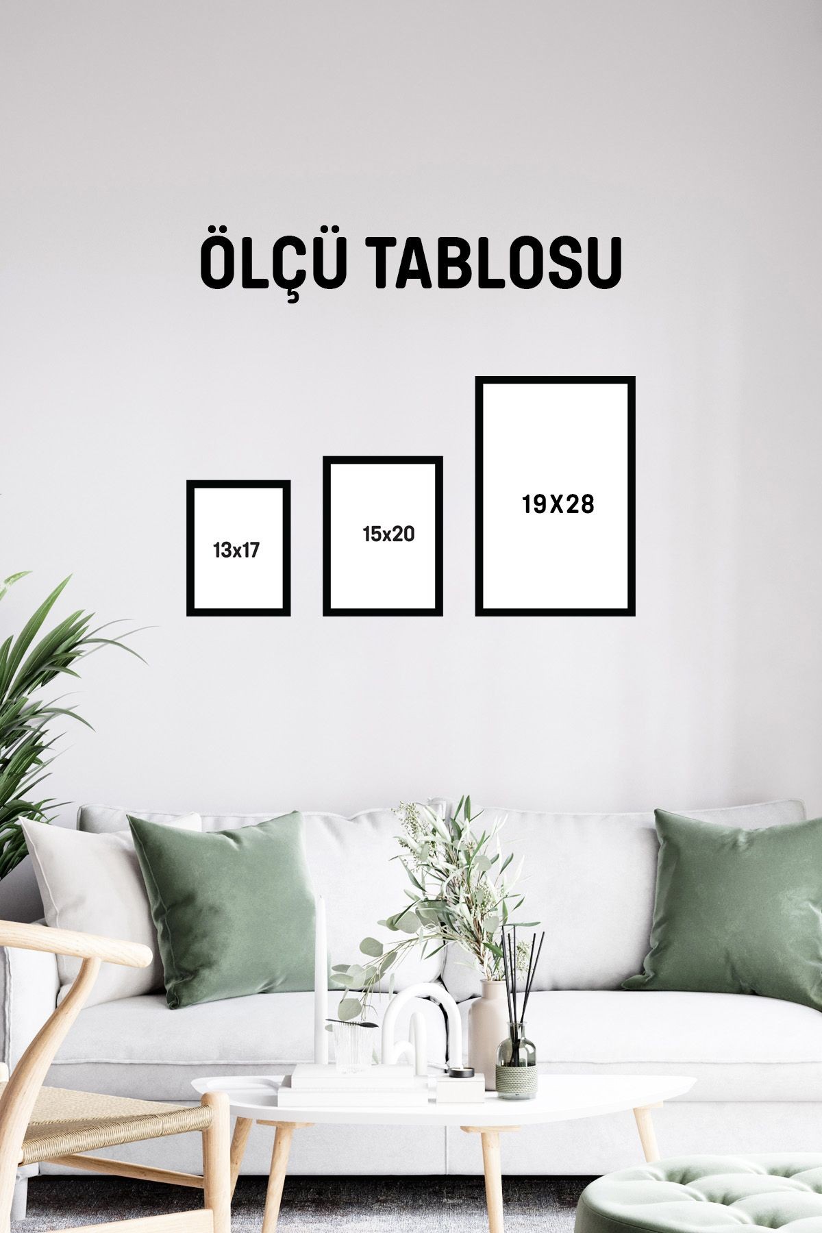 10 Parçaçerçeve Görünümlü Mdf Tablo Seti Bohore