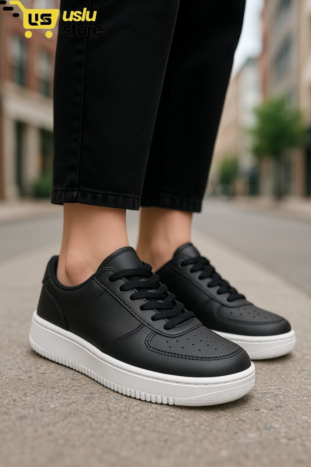 USLU Unisex Air Sneaker Günlük Kullanım için Uygun Spor Ayakkabı