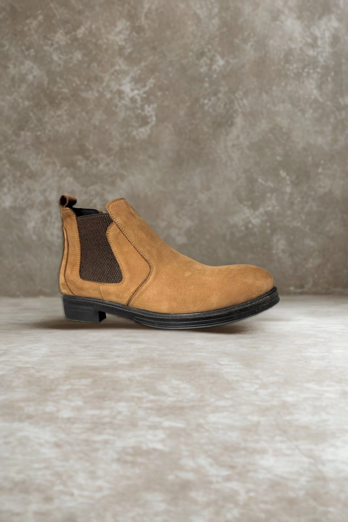 Hakiki Deri Süet Chelsea Erkek Bot