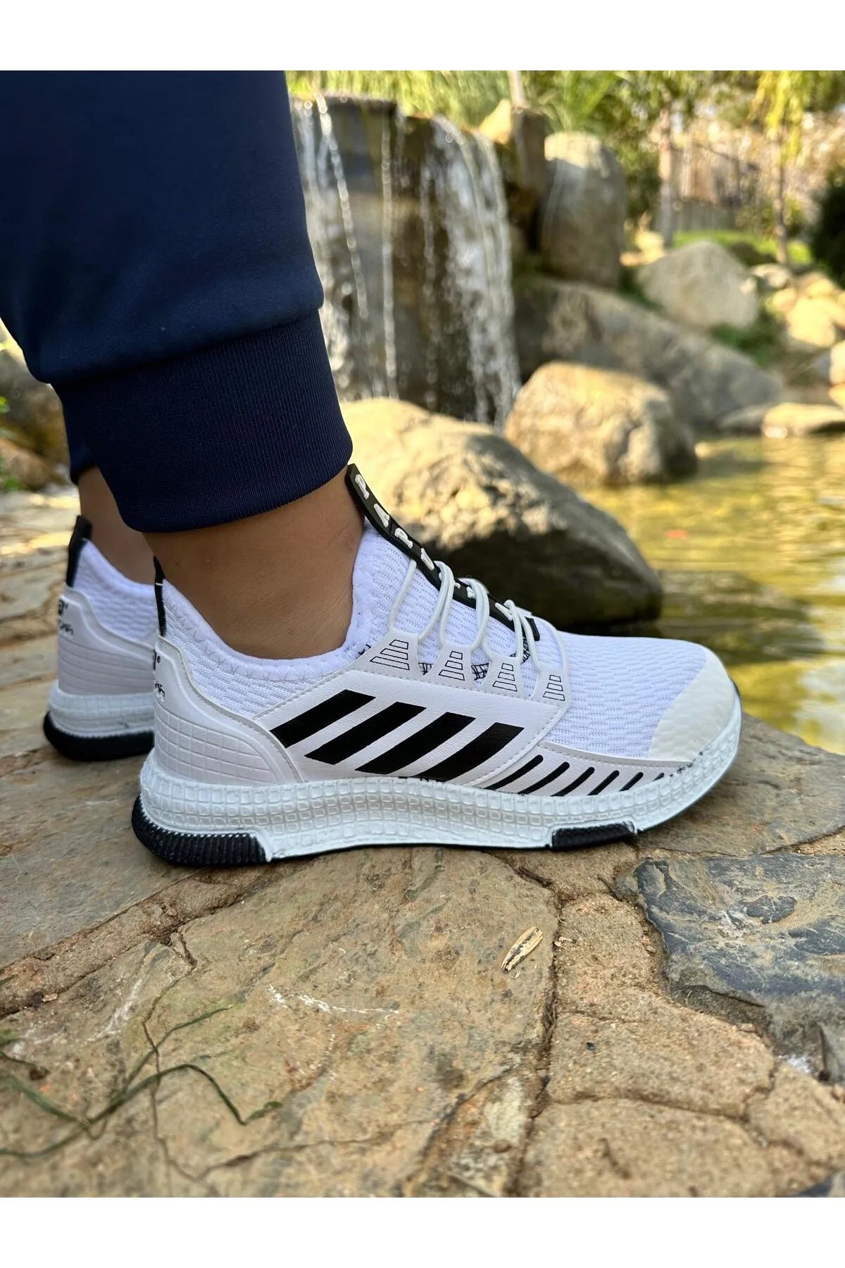 Fileli Yazlık Yürüyüş Ortopedik Rahat Hafif Taban Lastikli Çocuk Spor Ayakkabı Sneaker