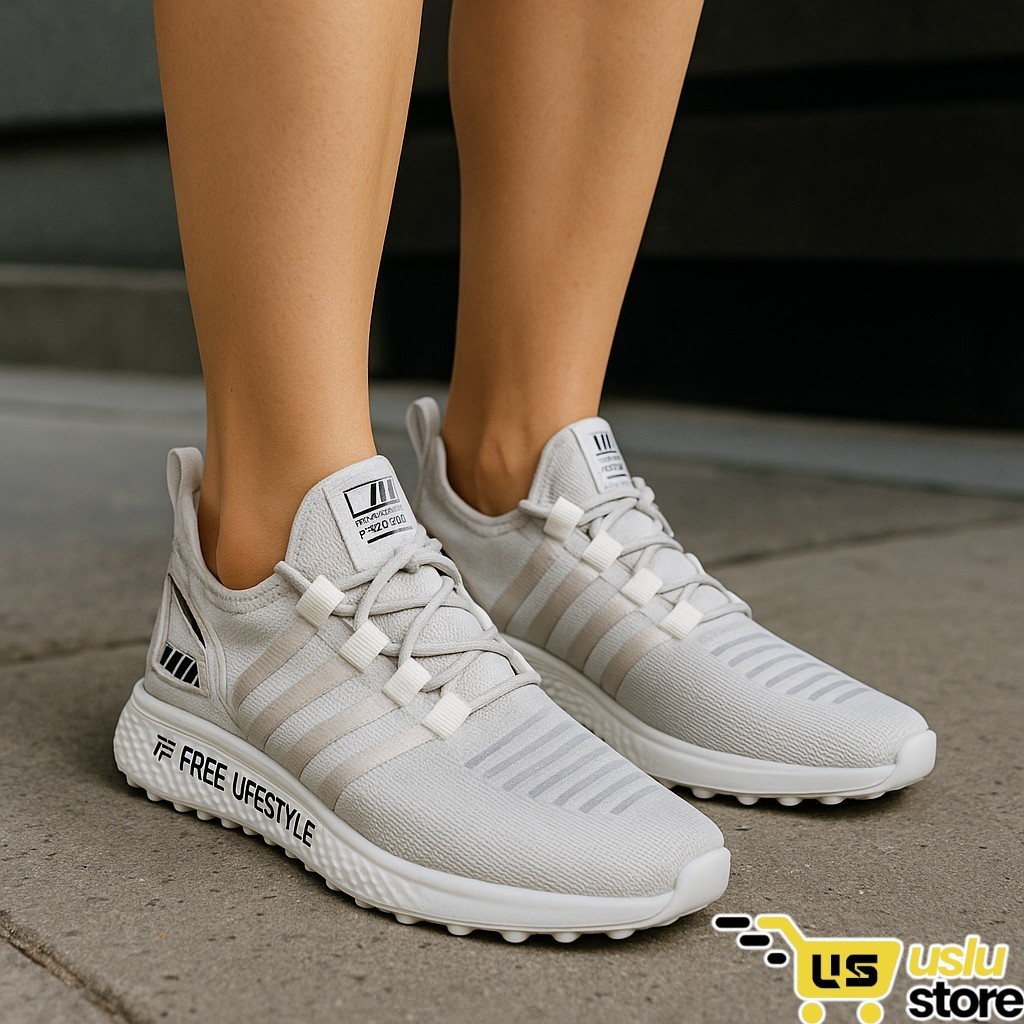 Unisex Hava Alan Spor Sneaker Ayakkabı