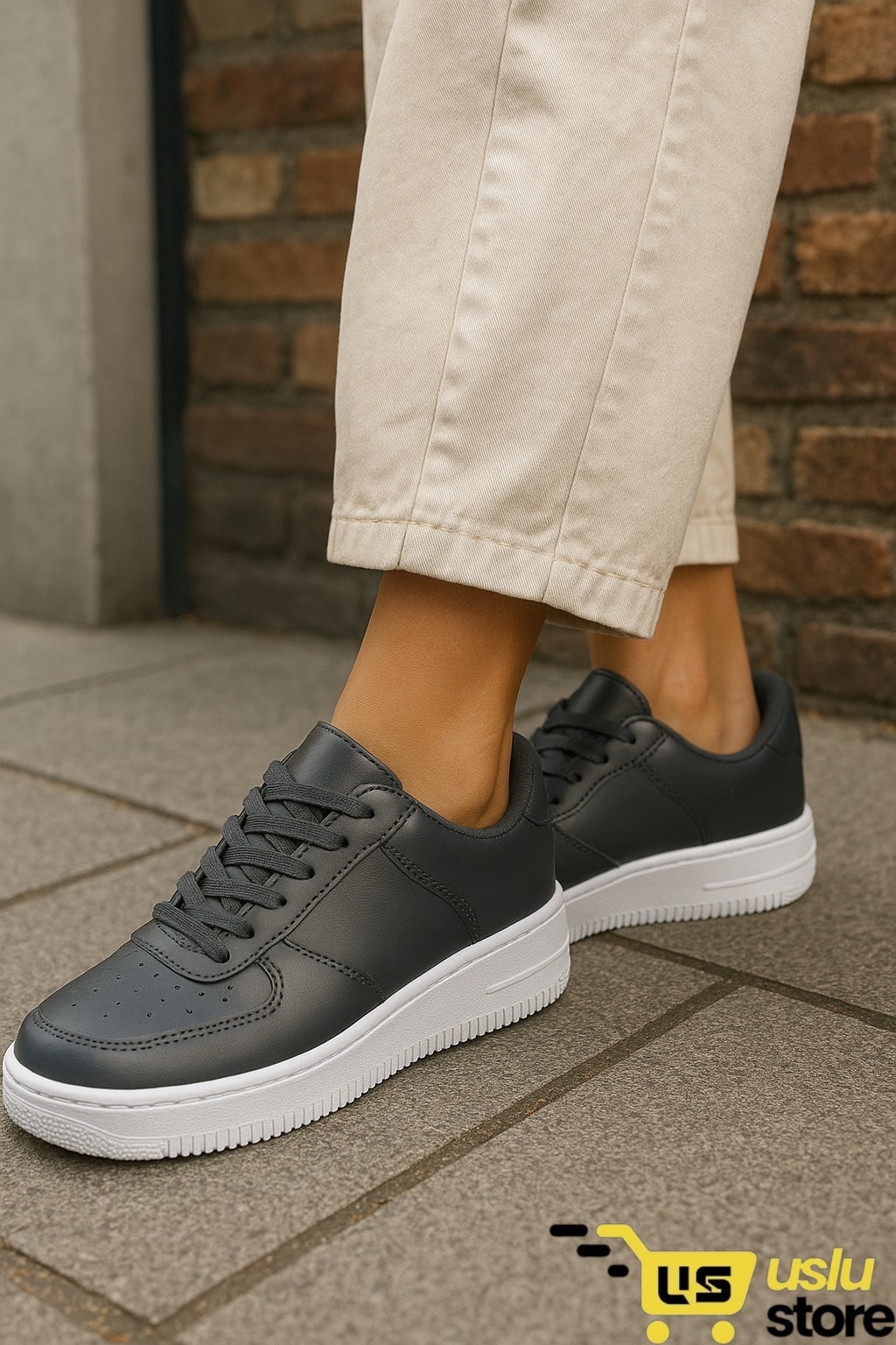 USLU Unisex Air Sneaker Günlük Kullanım için Uygun Spor Ayakkabı