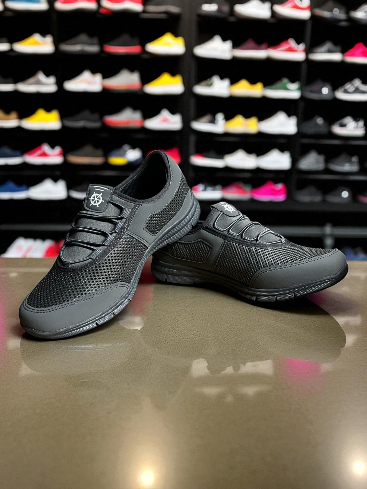 Unisex Günlük Nefes Alan Fileli Bağcıklı Ayakkabı