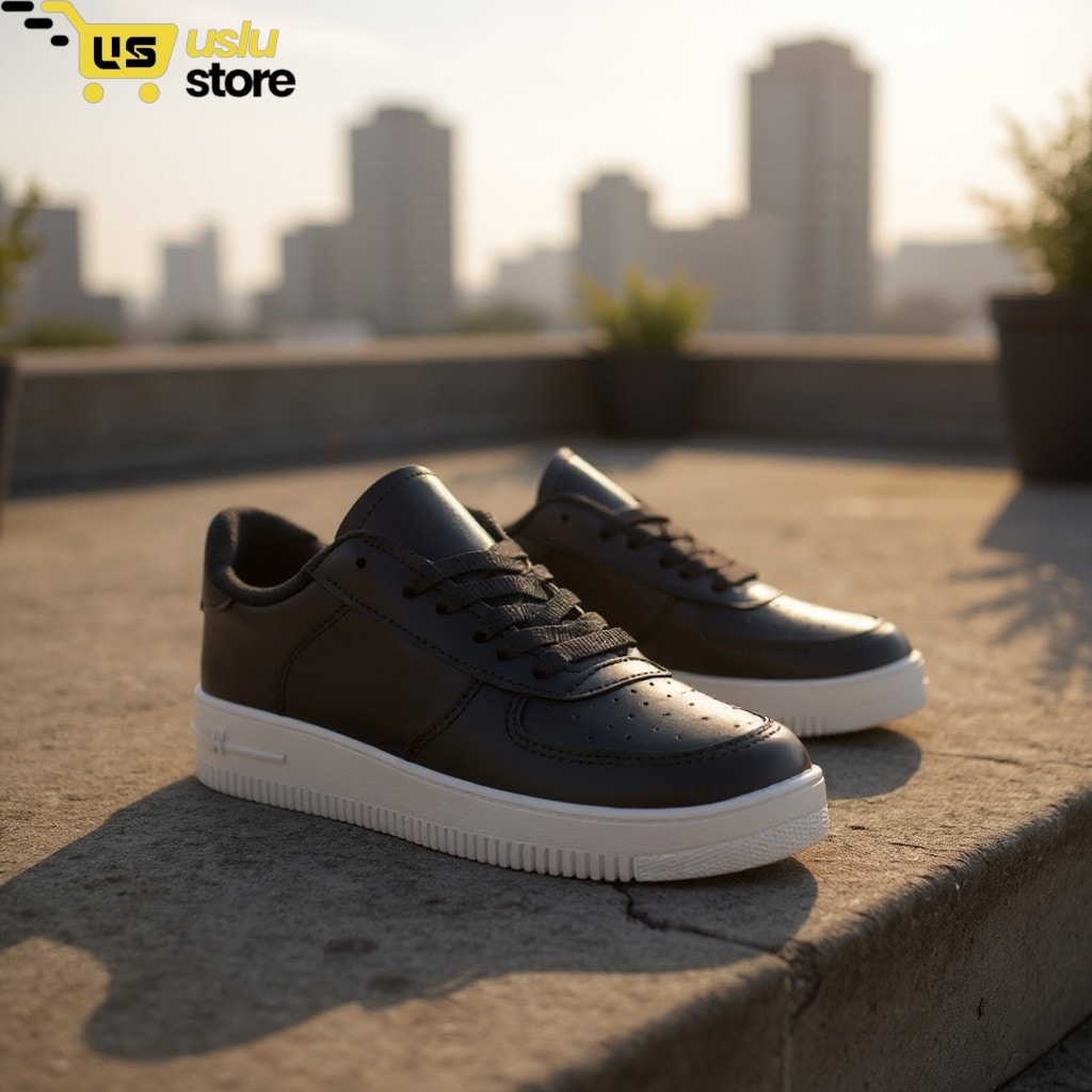 USLU Unisex Air Sneaker Günlük Kullanım için Uygun Spor Ayakkabı