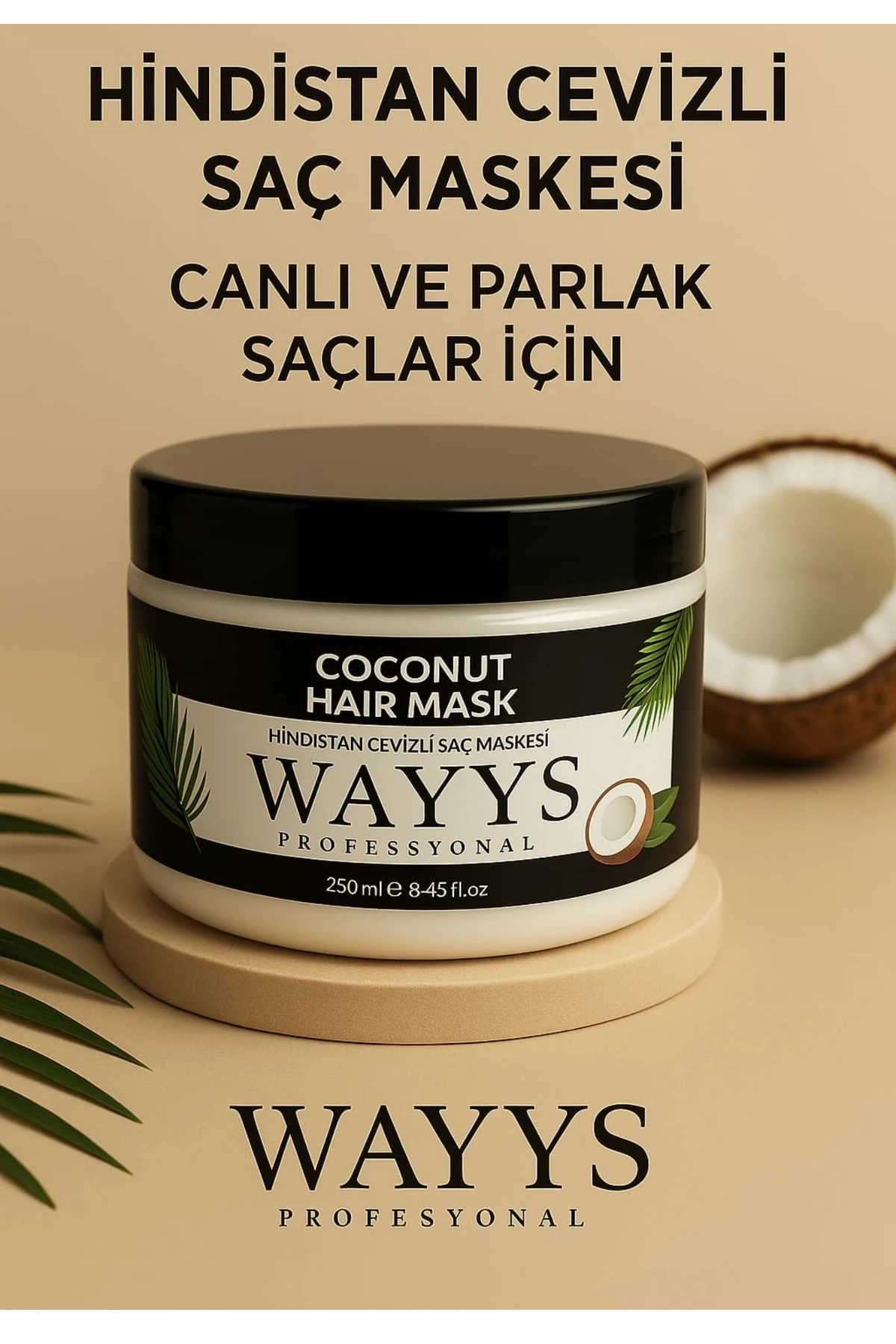 Hindistan cevizli saç maskesi