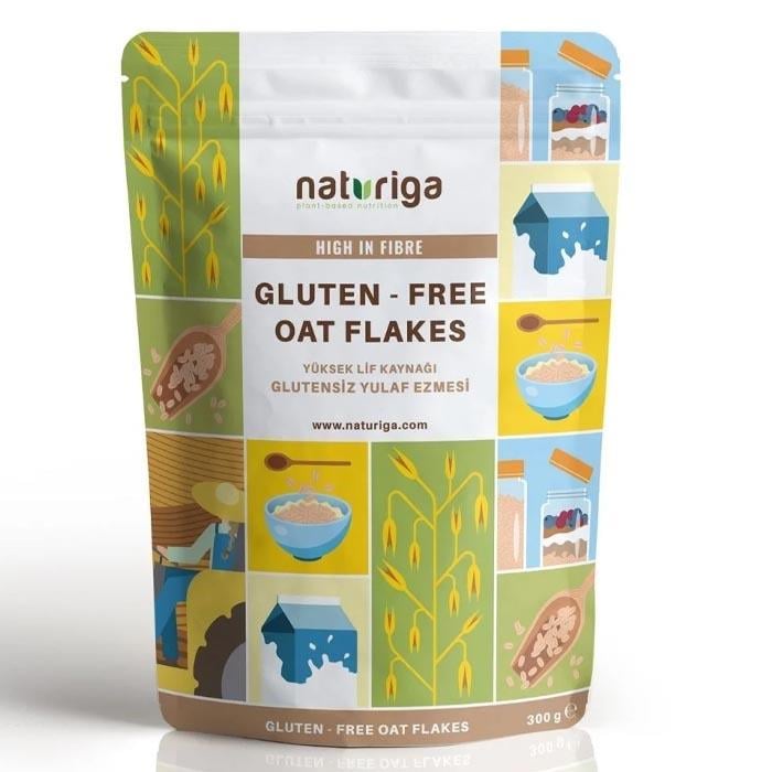 Naturiga Organik Glutensiz Yulaf Ezmesi 300g