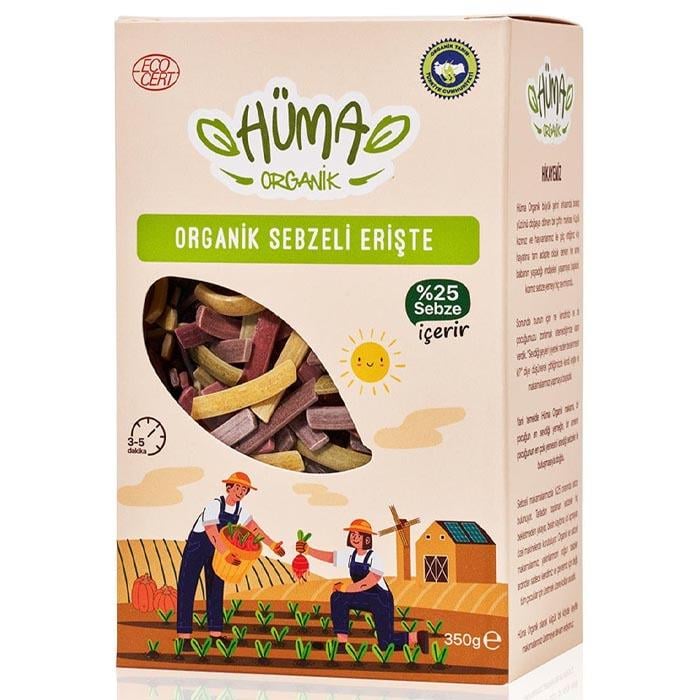 Hüma Organik Sebzeli Erişte 350g