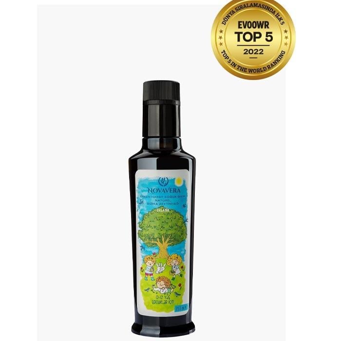 NovaVera Organik Çocuk Erken Hasat Naturel Sızma Zeytinyağı 250ml