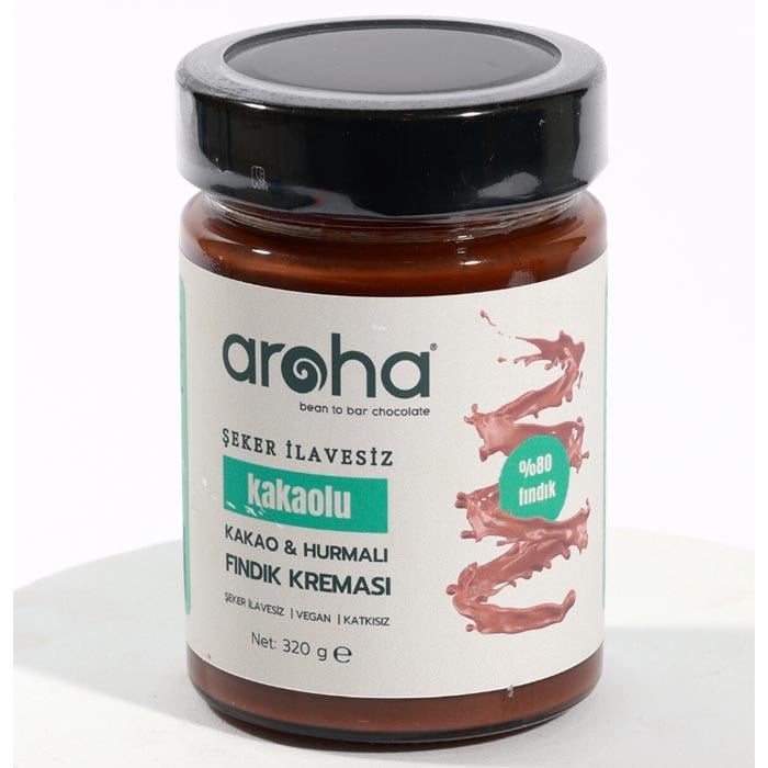 Aroha Kakaolu ve Hurmalı Fındık Kreması 320g