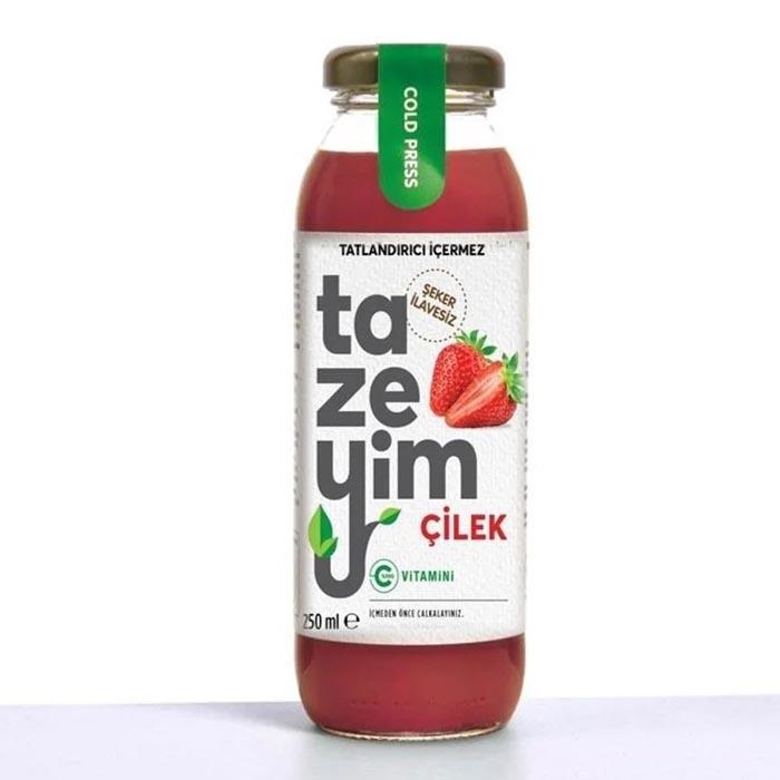 Tazeyim Çilek Suyu 250ml
